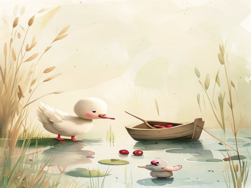 嘎嘎鹅的小木勺船插图