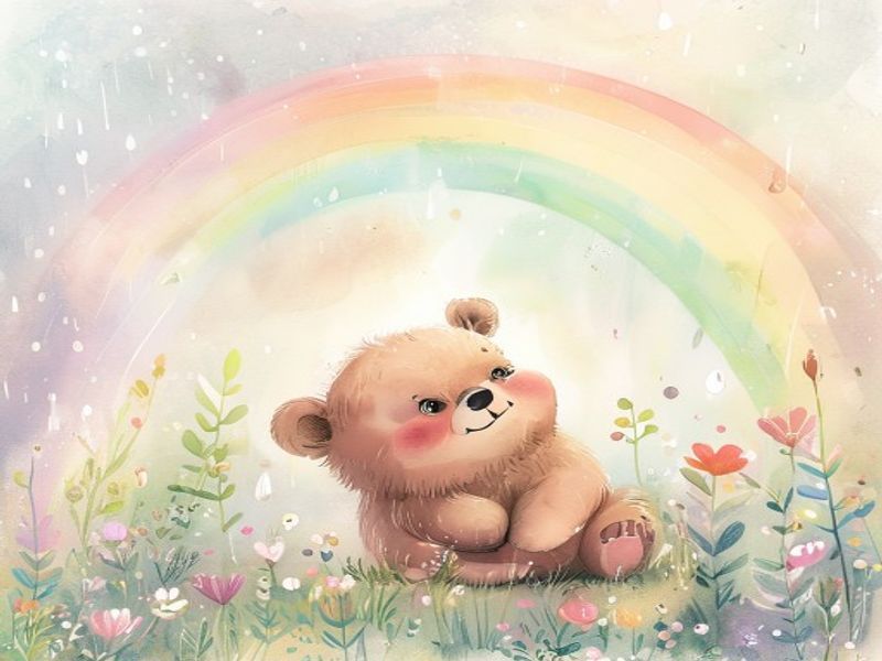萌萌熊找彩虹插图
