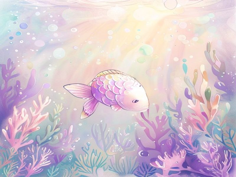 闪闪鱼的珊瑚花园插图