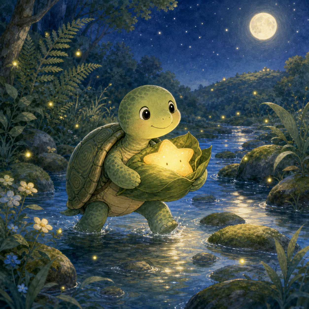 慢慢龟送星星回家插图